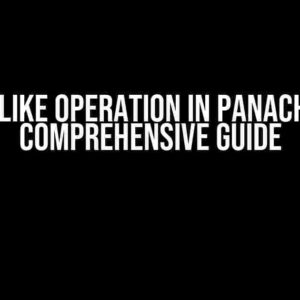 The LIKE Operation in Panache: A Comprehensive Guide